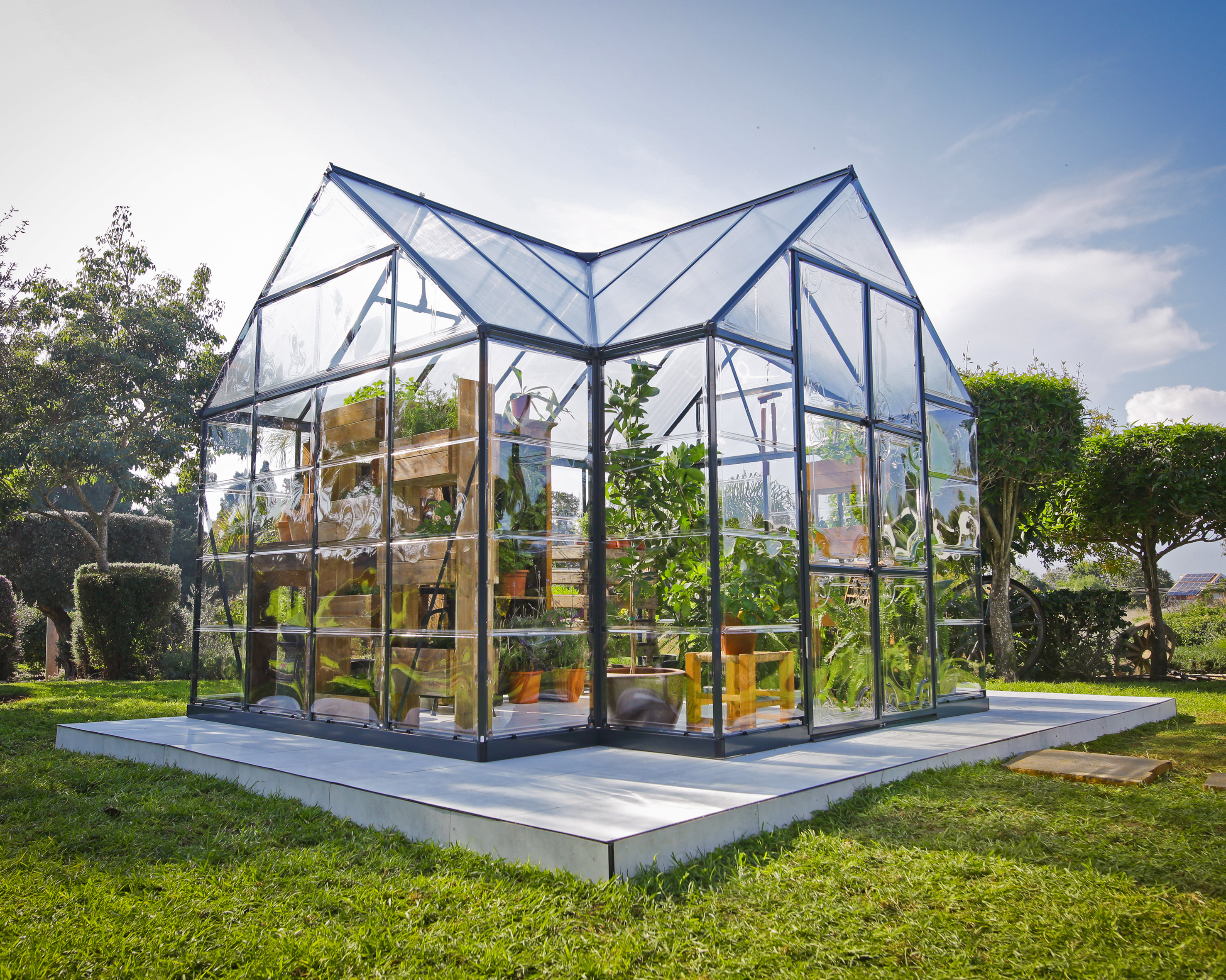 Palram victory orangery greenhouse 10x12